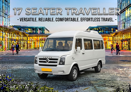 17 Seater Tempo Traveller Rentals